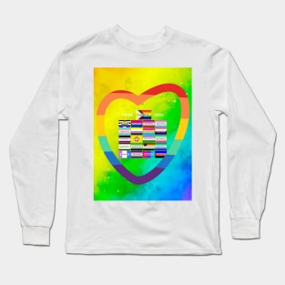 Inclusive Pride Flags Long Sleeve T-Shirt